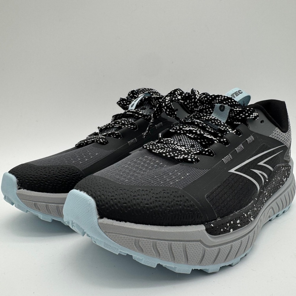 Hi-Tec Women's Size 8.5 Black Gray Trail Running Hiking Shoes